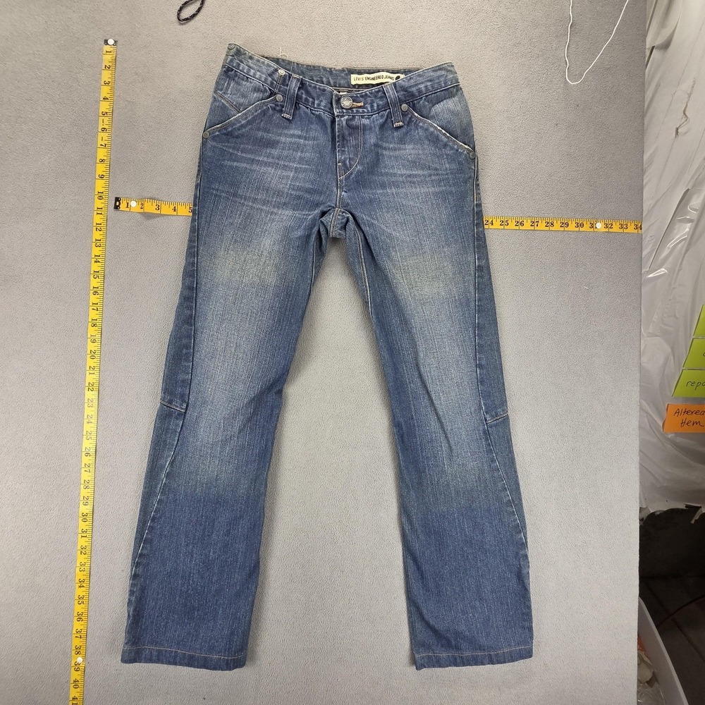 Vintage‎ Levis Engineered Jeans Womens Blue 10th Anniversary Twisted Fits 28x29